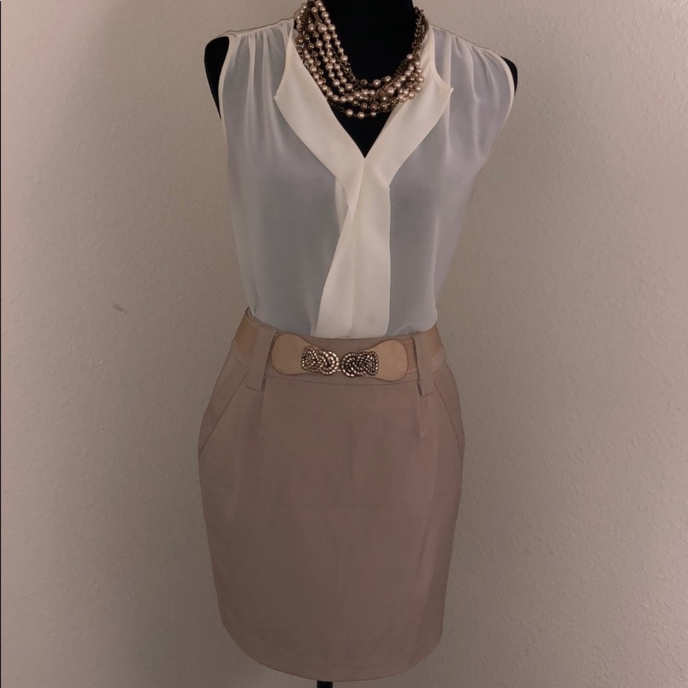 Forever 21 Khaki Skirt